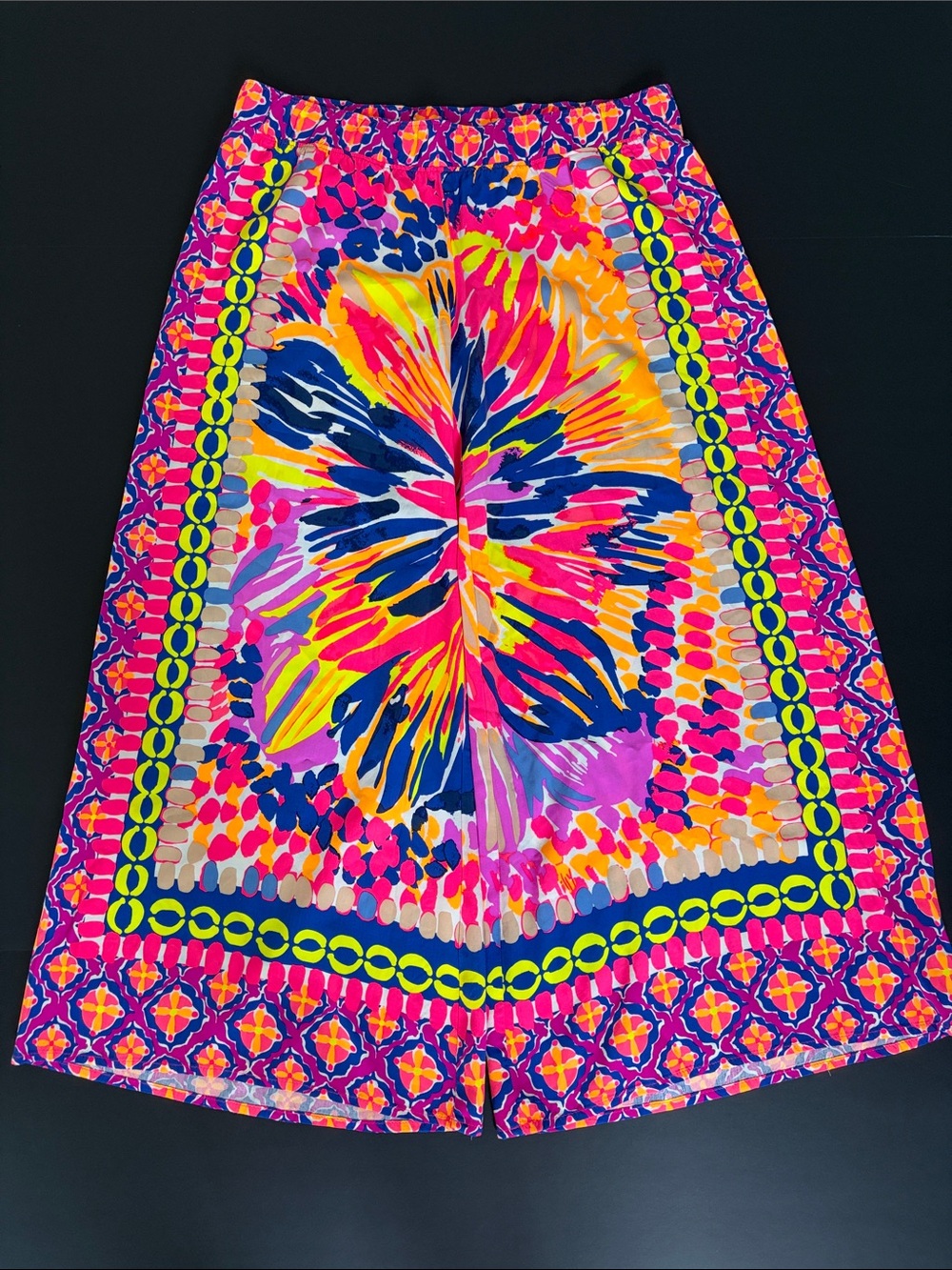 Lilly Pulitzer Lisbeth Wide-Leg Crop Pant - Picture 1 of 9